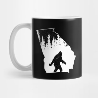 Bigfoot Georgia State Map Gifts Mug